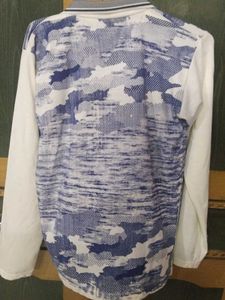 boys/ kids Blue &amp; White Long Sleeve tshirt