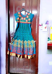 Fully Embroidered Anarkali Kurta