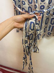 Stylish Printed Short Sleeve Top