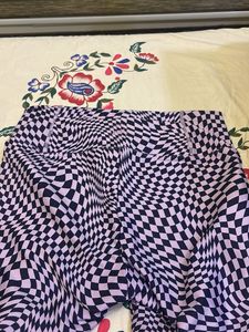 Trippy Checkered Leggings gym wear