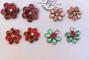 Earrings studs  Set of  four