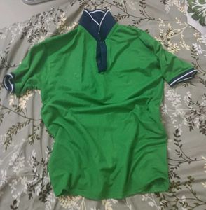 Green T-Shirt Length-100cm breadth-40cm