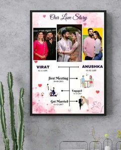 Our Love Story Photo Frame..