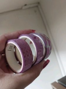 Sparkly Purple Washi Tape Set