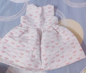 Heart Print Baby Dress