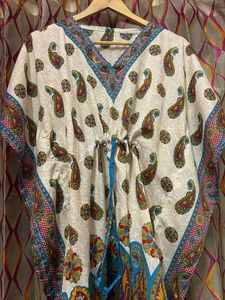 Bohemian Paisley Print Kaftan