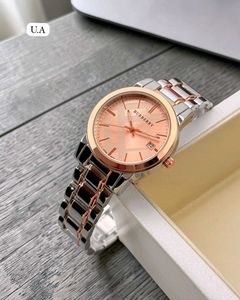 Burberry Women's Watch - Rose Gold & Silver