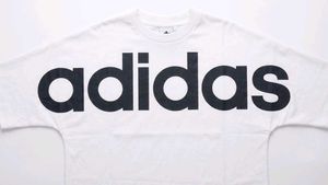 cropped Adidas White T-Shirt