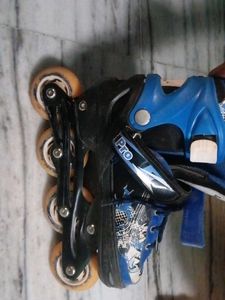 Blue Inline Skates