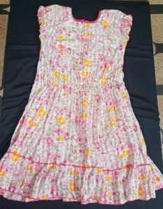 Floral Print Girls Dress