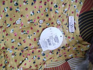 Cute Floral Top With Bottom