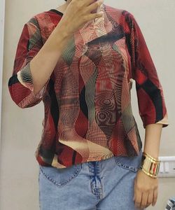 H&amp;M Unique Abstract Print Top - L
