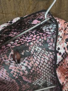Pink Snake Print Pajama Top