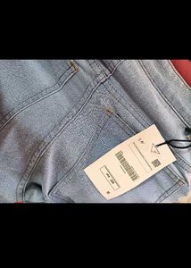 Sky Blue Cargo Jeans