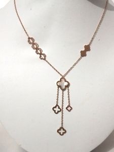 Anti Tarnish New Design Necklace, With White MOP