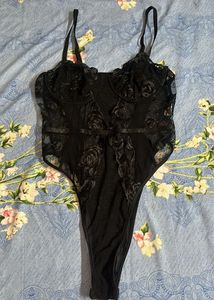 Sheer Lace Teddy Bodysuit