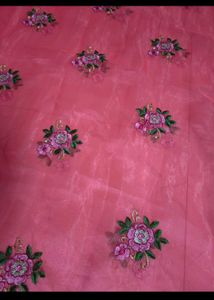 New Organza Material 1.84 Metres