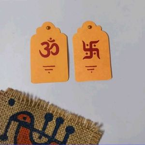 Om &amp; Swastik Wall Decorations (4 Packs)