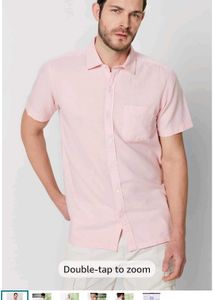 White, Light Blue &amp; Pink Linen Shirts