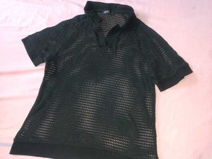 Mesh Polo Shirt