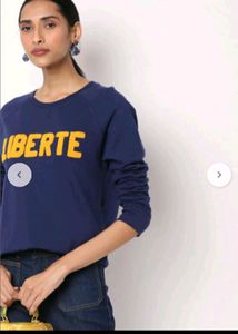 Crew Neck Sweatshirt With Typography