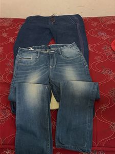 Men's Blue Denim Jeans & Joggers