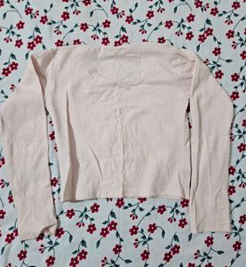 light pink crop top