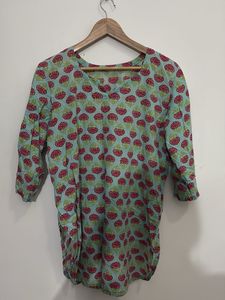 Blue Printed Kurta and pajama