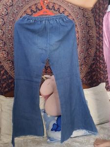 Girls Denim Boot Cut Jeans