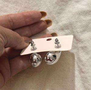 Silver Teardrop Statement Earrings