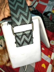 Stylish Light Grey Crossbody Bag