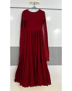 Brand New Designer Stunning Red Ethnic Gown