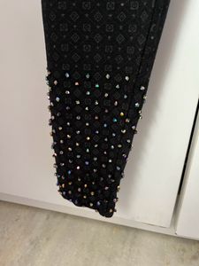 Crystal Pearl Studded Leggings