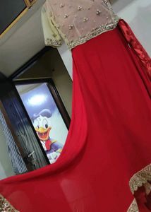 Elegant Gown with jacket and Duppata