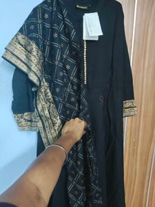 Elegant Black Kurta Set with Dupatta