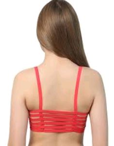 Red Fully Padded Underwired With Stylish Back Bra