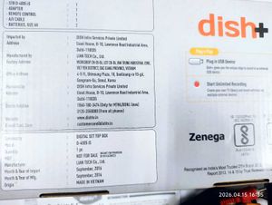 Dish TV Set-Top Box with all Accessories - Used