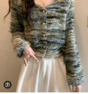 Multicolor Knit Cardigan