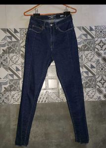 High-Waisted Dark Wash Jeans
