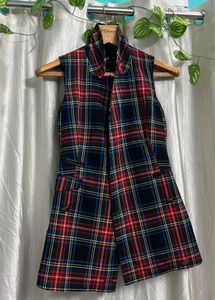 Plaid Vest