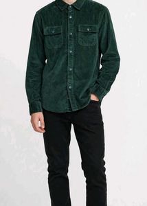 Elegant Green cargo pattrn shirt