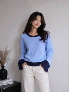 Light Blue Knit Sweater