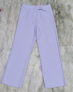 Lilac Wide Leg Trousers