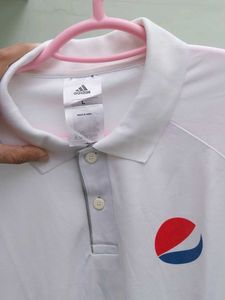 Pepsi White Polo T-Shirt