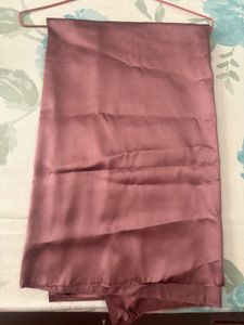 Dusty Rose Satin Fabric for Blouse Piece