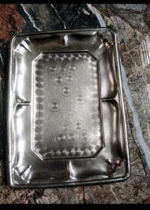 Vintage Metal Ashtray Tray