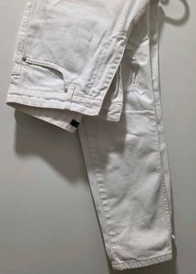 White Distressed Jeans