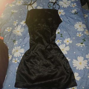Satin Night Slip Dress , hugs the body