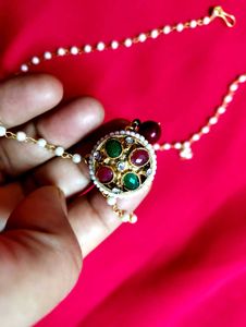 Elegant tika/borla/mathapatti