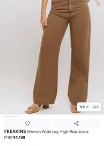 Freakins Women Wide Leg Jeans